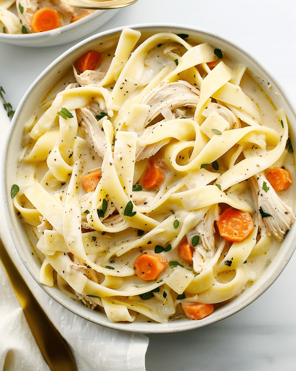 Creamy Chicken Noodle Soup