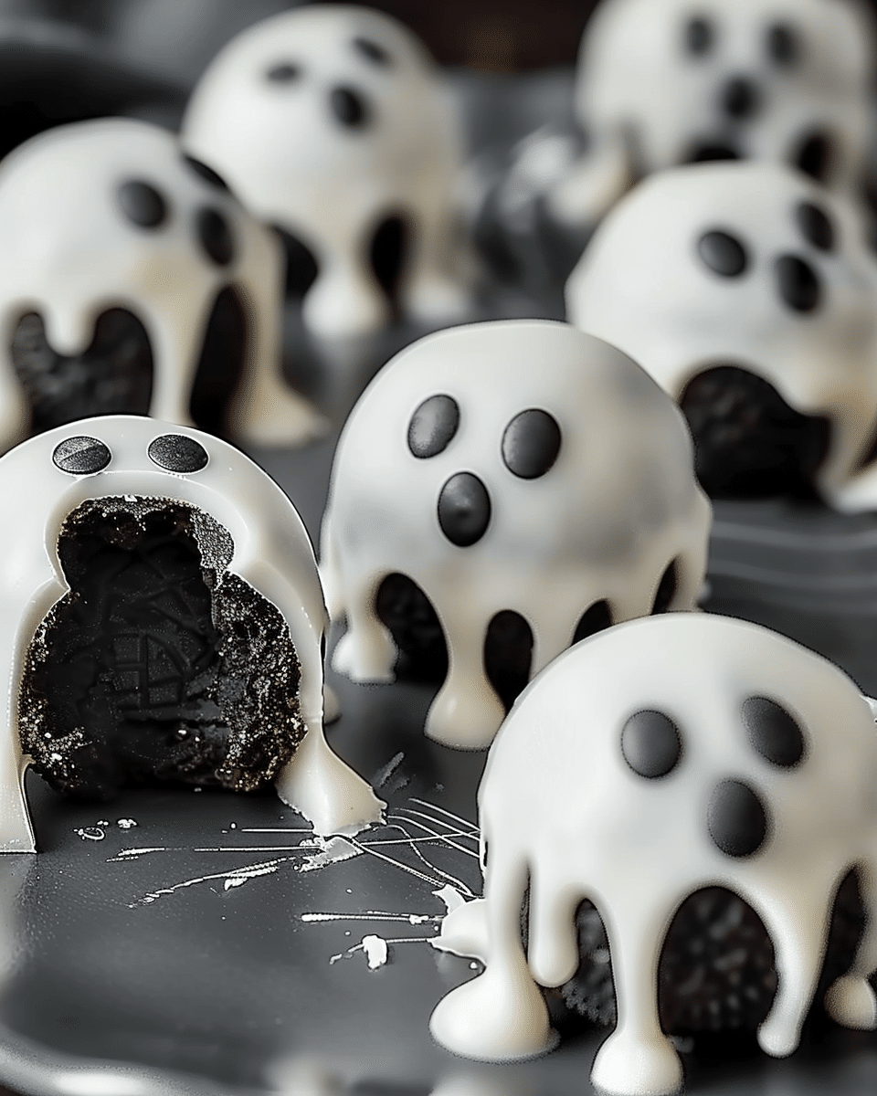 Ghost OREO Ball Truffles – Easy No-Bake Halloween Delights