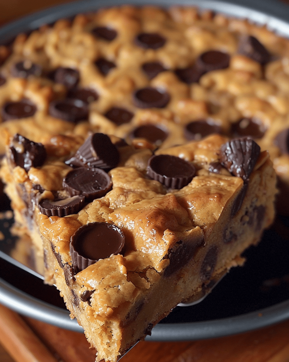 Peanut Butter Cup Dump Cake