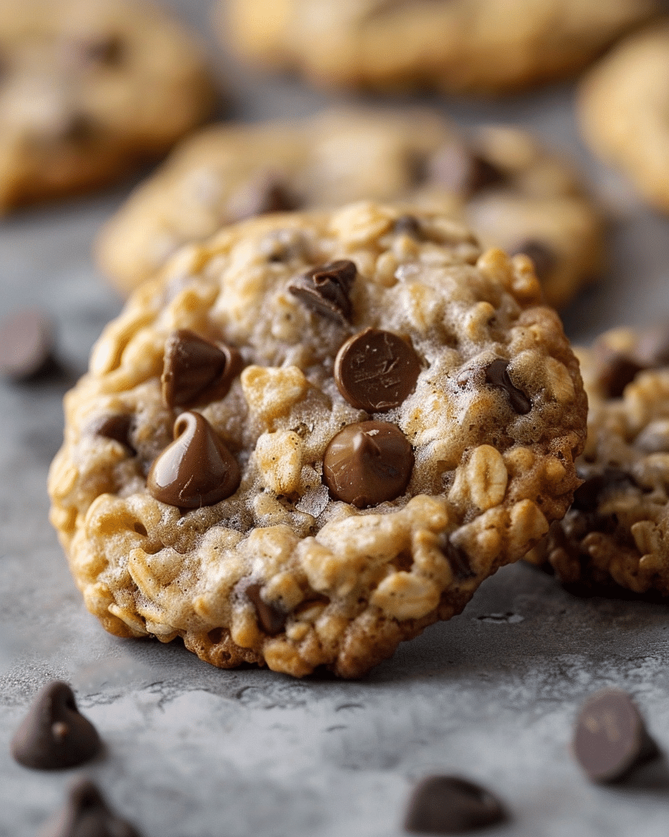 Rice Krispie Chocolate Chip Cookies