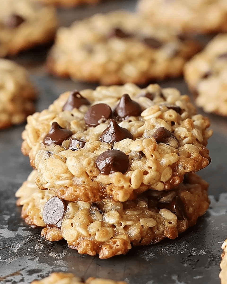 Rice Krispie Chocolate Chip Cookies