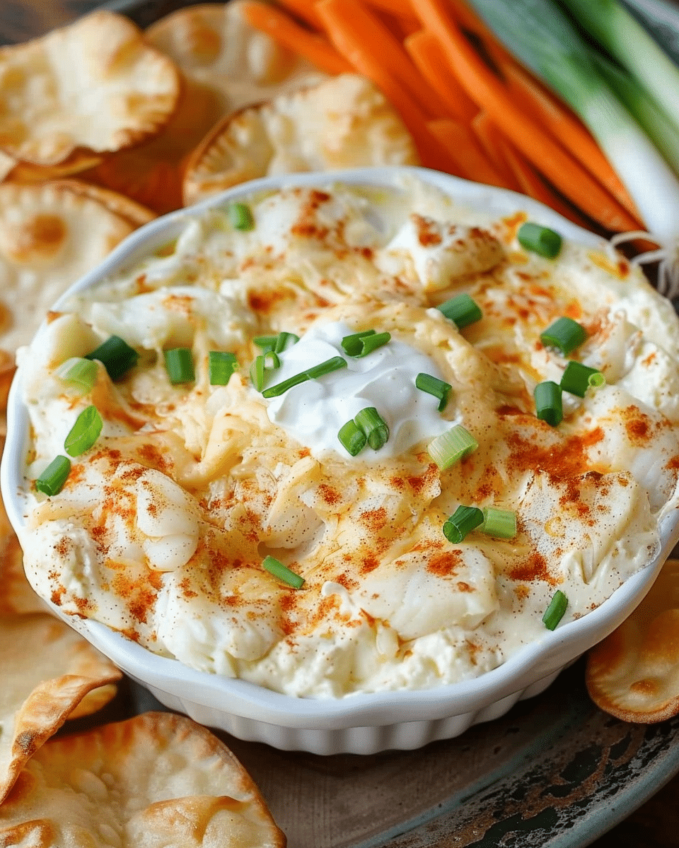 Cheesy Crab Rangoon Dip Recipe