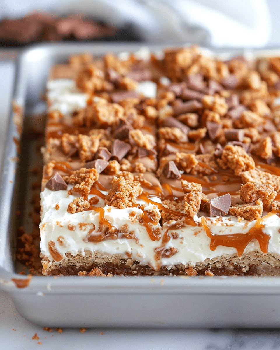 Best Butterfinger Caramel Crunch Bars Recipe