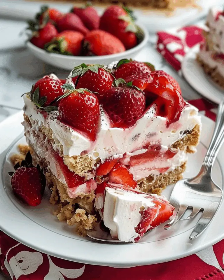 Strawberry Cheesecake Icebox Cake