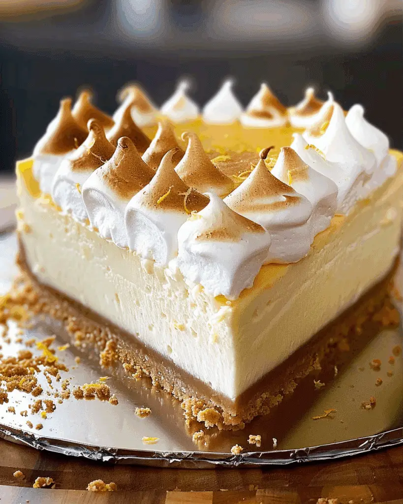 Lemon Meringue Cheesecake Recipe