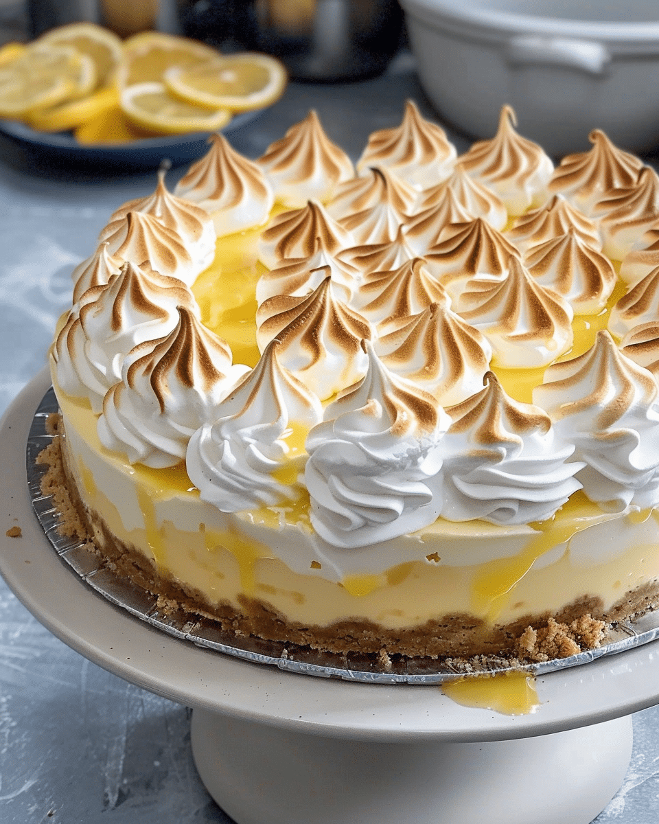 Lemon Meringue Cheesecake Recipe