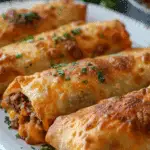 Beef and Cheese Chimichangas