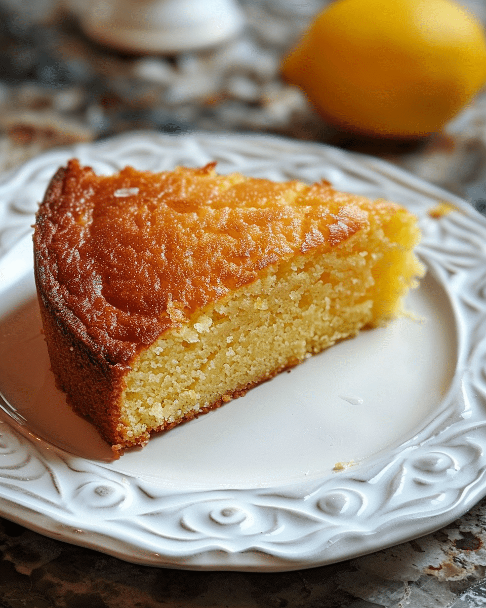 Lemon Yogurt Cake (No White Flour)