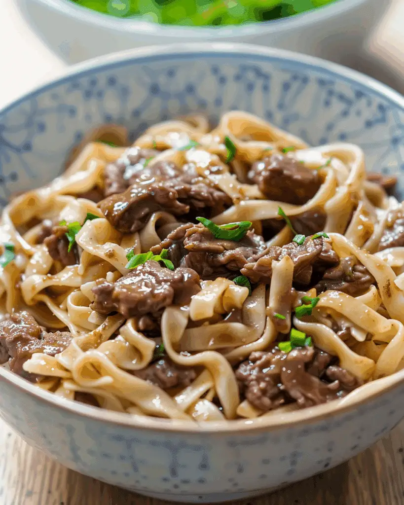 Easy Beef and Noodles Recipe