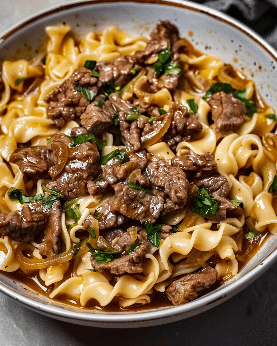 Easy Beef and Noodles Recipe