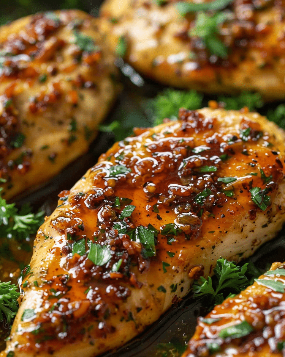 Double Crunch Honey Garlic Chicken Breasts Recipe