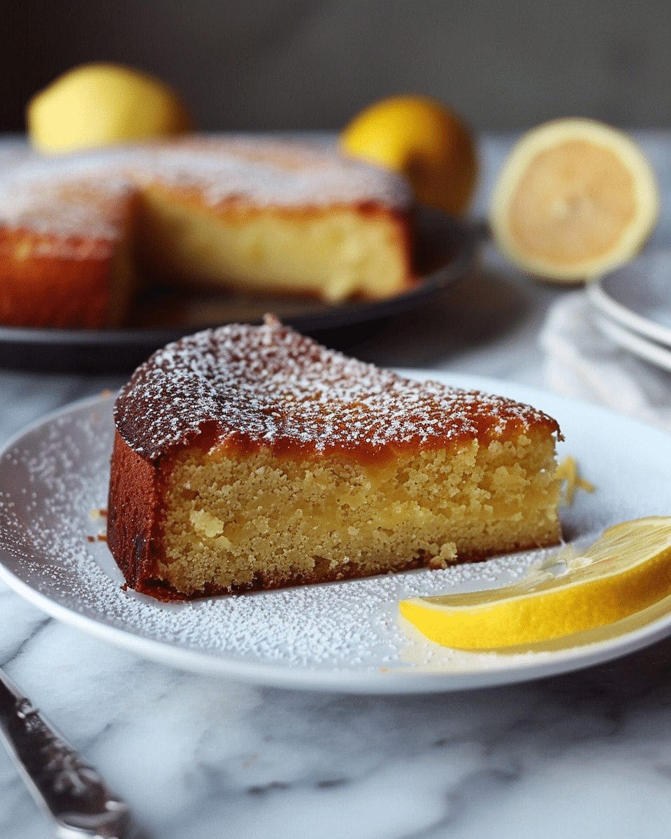 Lemon Yogurt Cake (No White Flour)