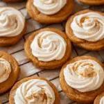Soft Pumpkin Cookies with Cream Cheese Frosting