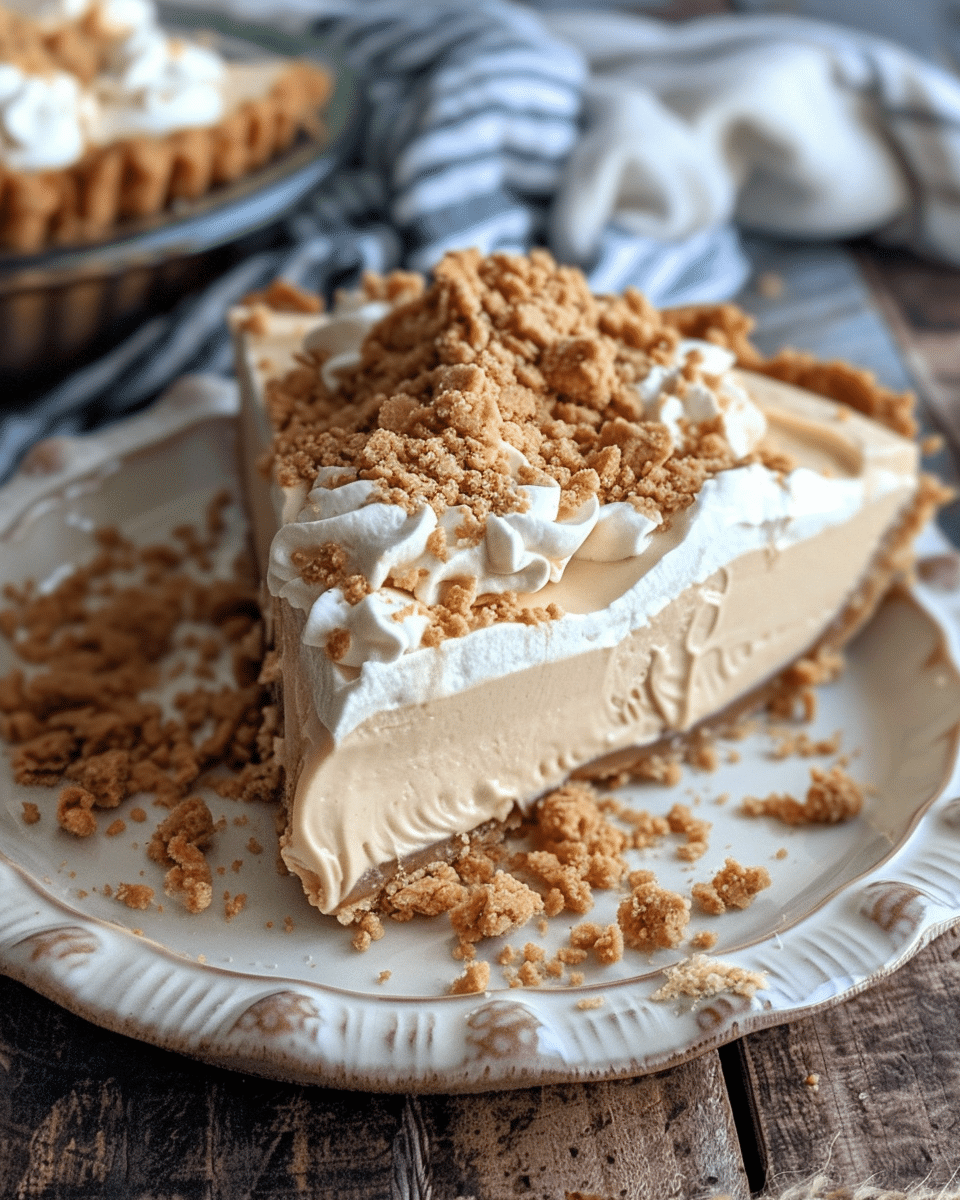 Amish Peanut Butter Cream Pie