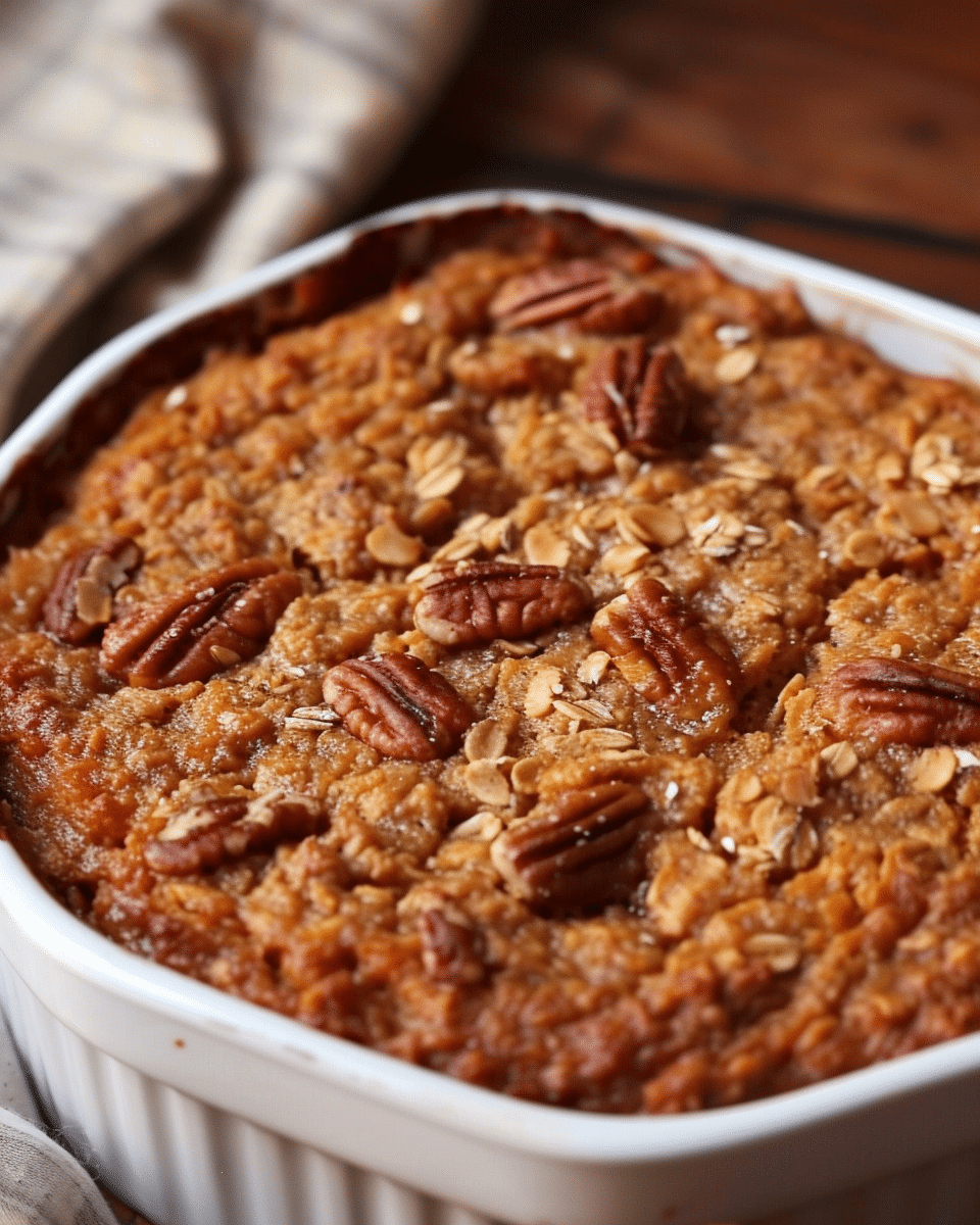 Pumpkin Oatmeal Dump Cake