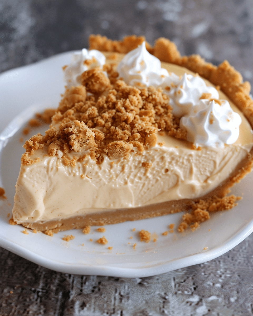 Amish Peanut Butter Cream Pie