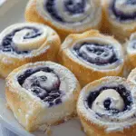 Blueberry Cheesecake Rolls Bliss