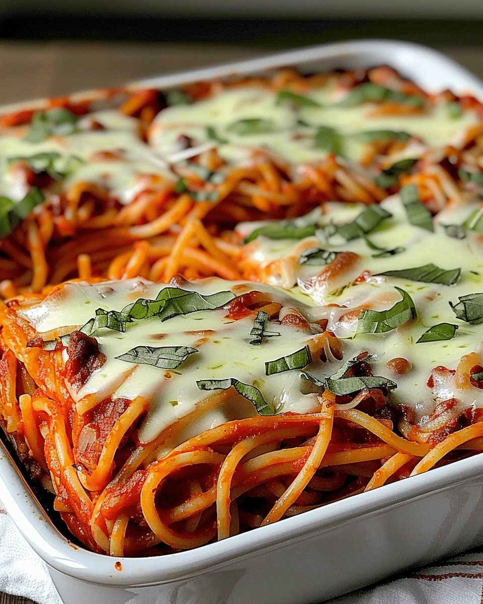 Baked Cream Cheese Spaghetti
