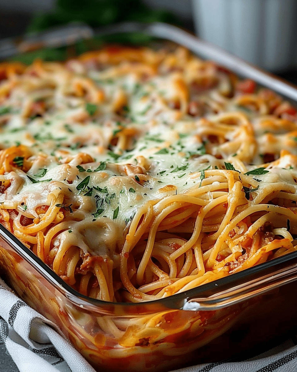 Baked Cream Cheese Spaghetti