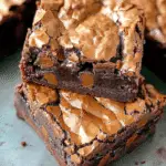 Outrageous Snickers Brownies
