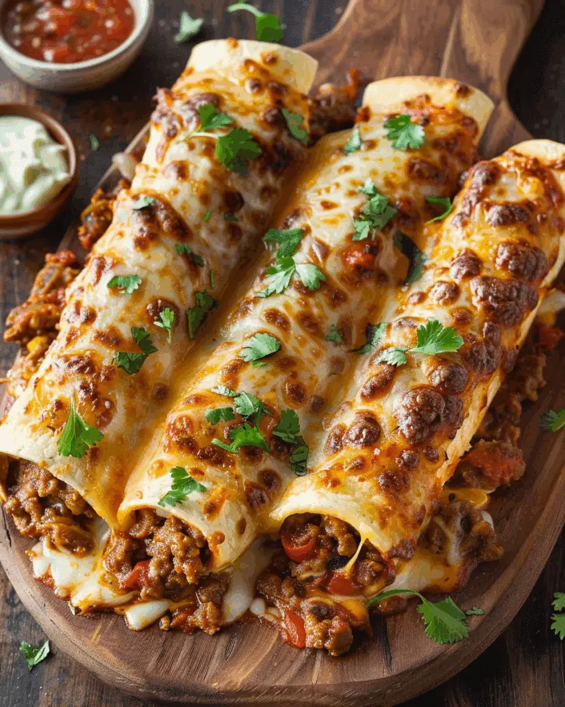 Cheesy Taco Sticks Appetizer