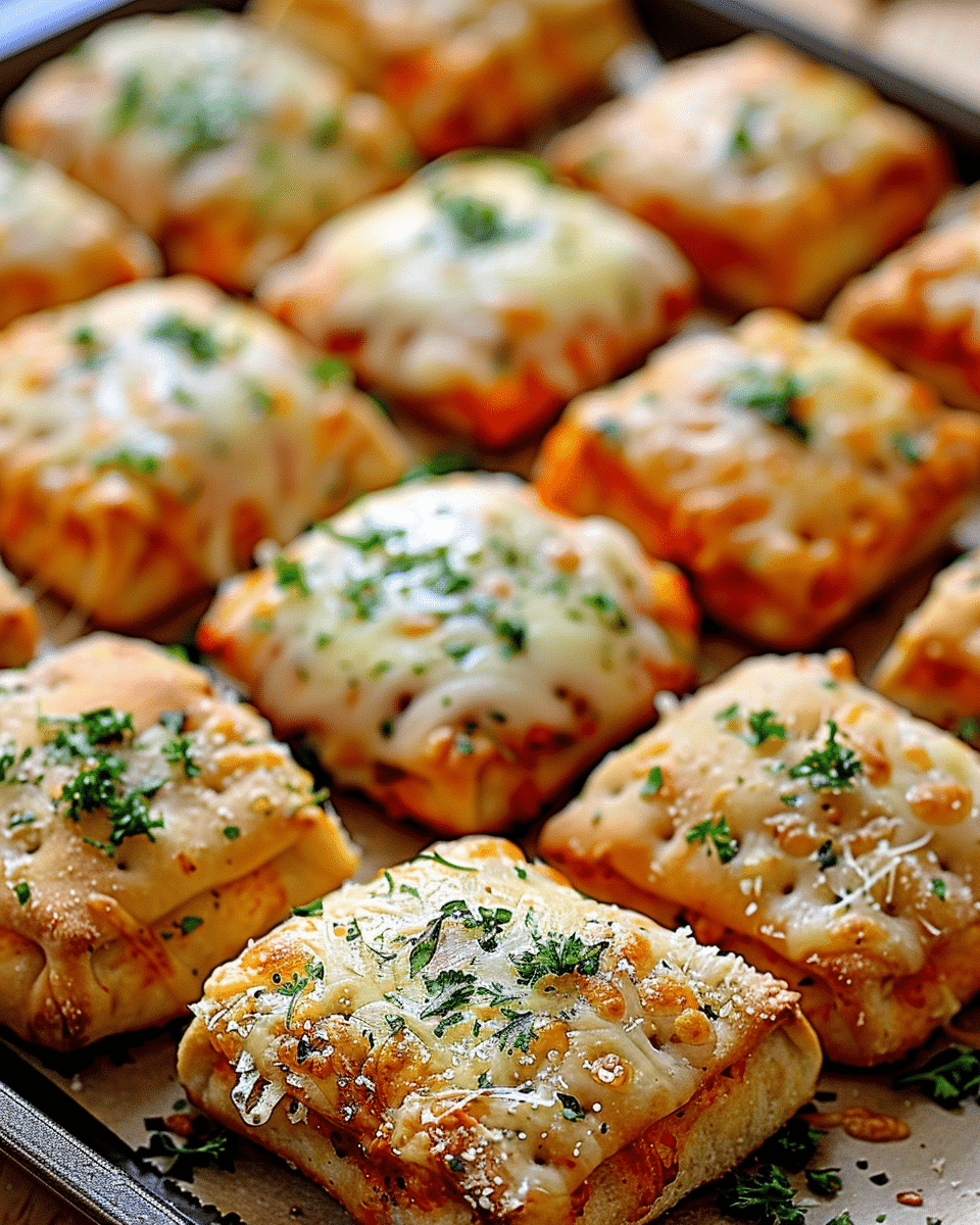 Cheesy Pizza Pockets