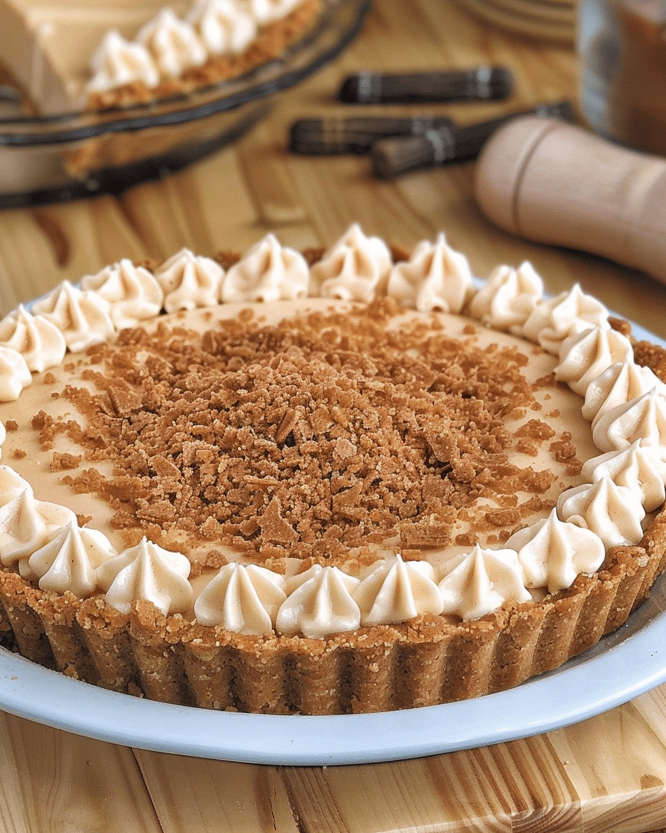 Creamy Butterfinger Pie