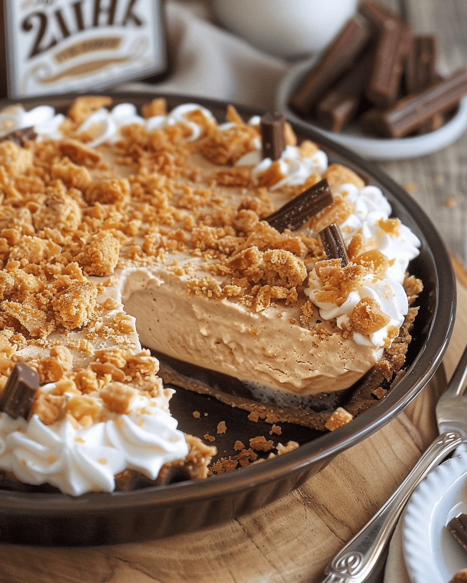 Creamy Butterfinger Pie