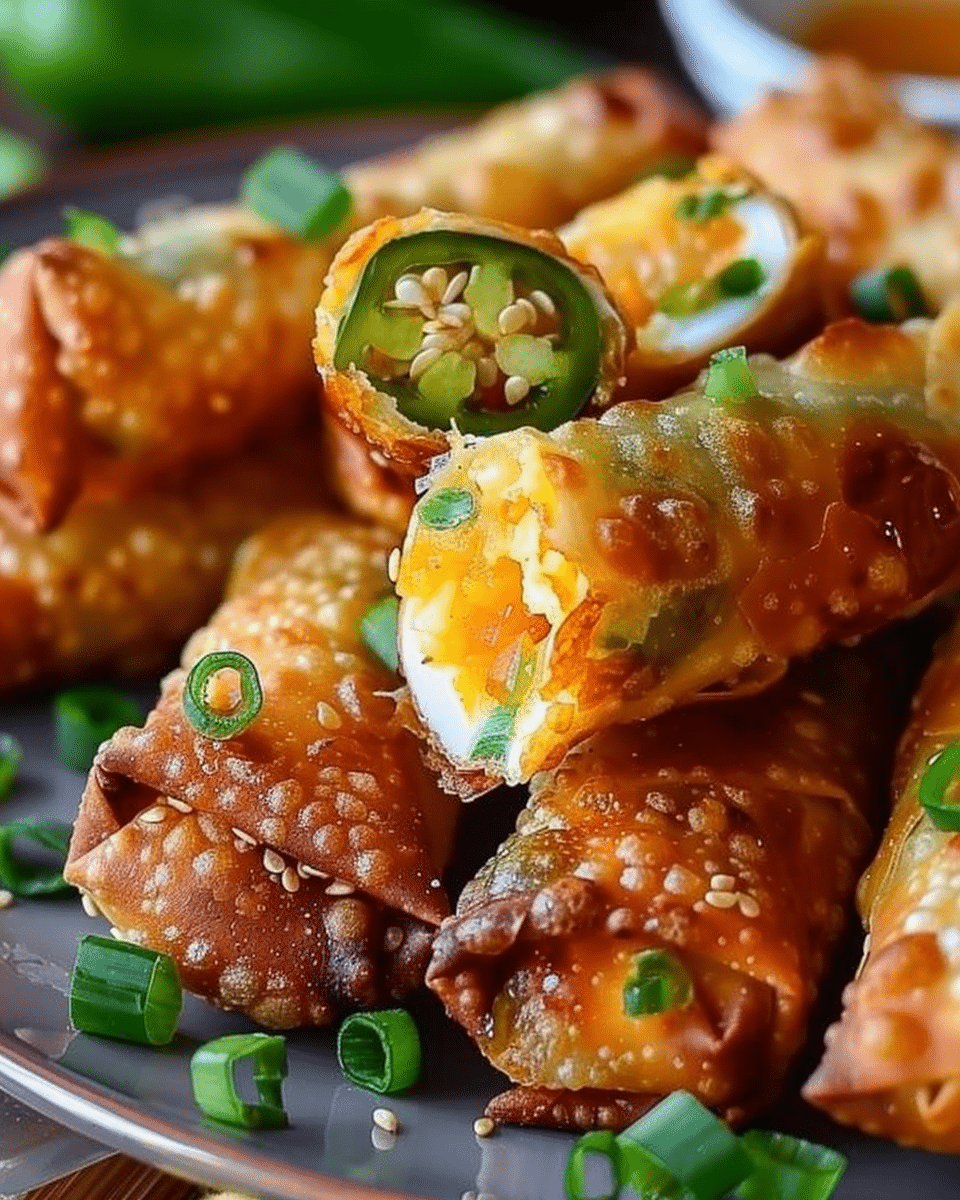Jalapeño Popper Egg Rolls
