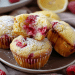Bakery-Style Raspberry Lemon Muffins