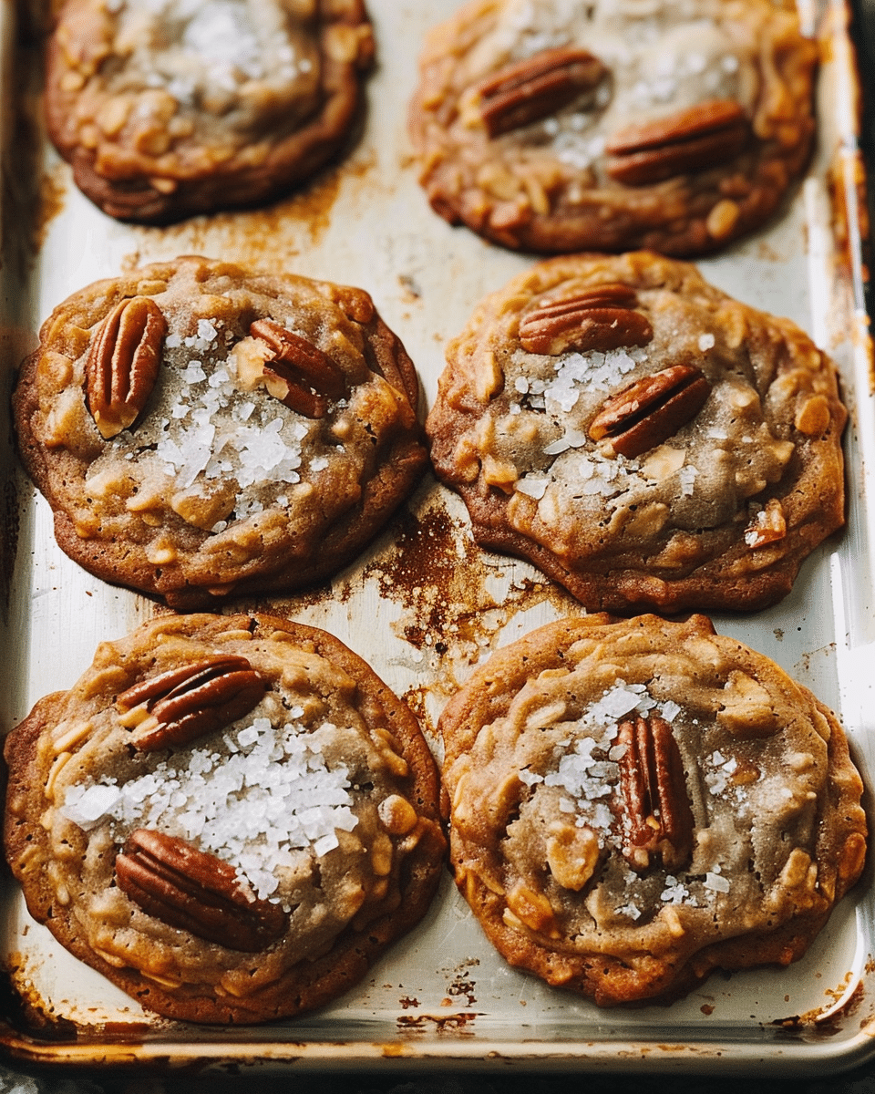 Brown Sugar Pecan Oatmeal Cookies Made from Scratch