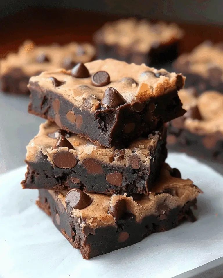 Protein Cookie Dough Brownies
