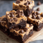 Protein Cookie Dough Brownies