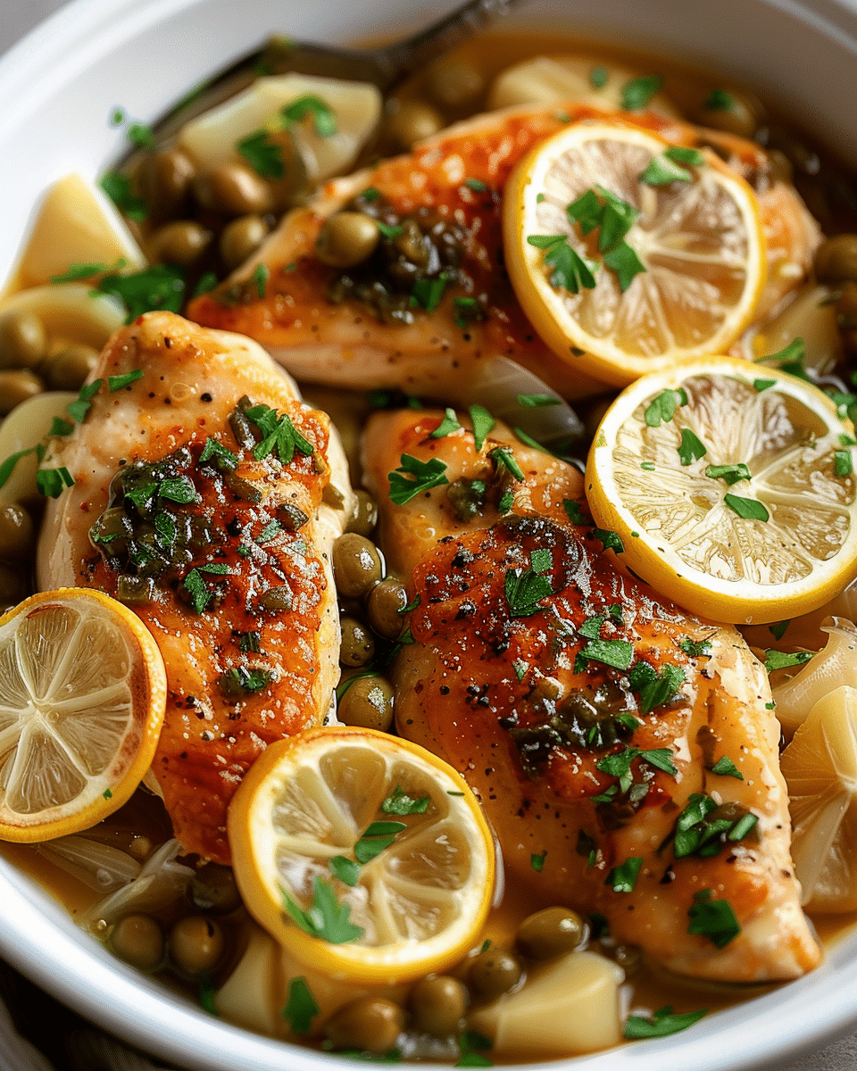 Crockpot Chicken Piccata