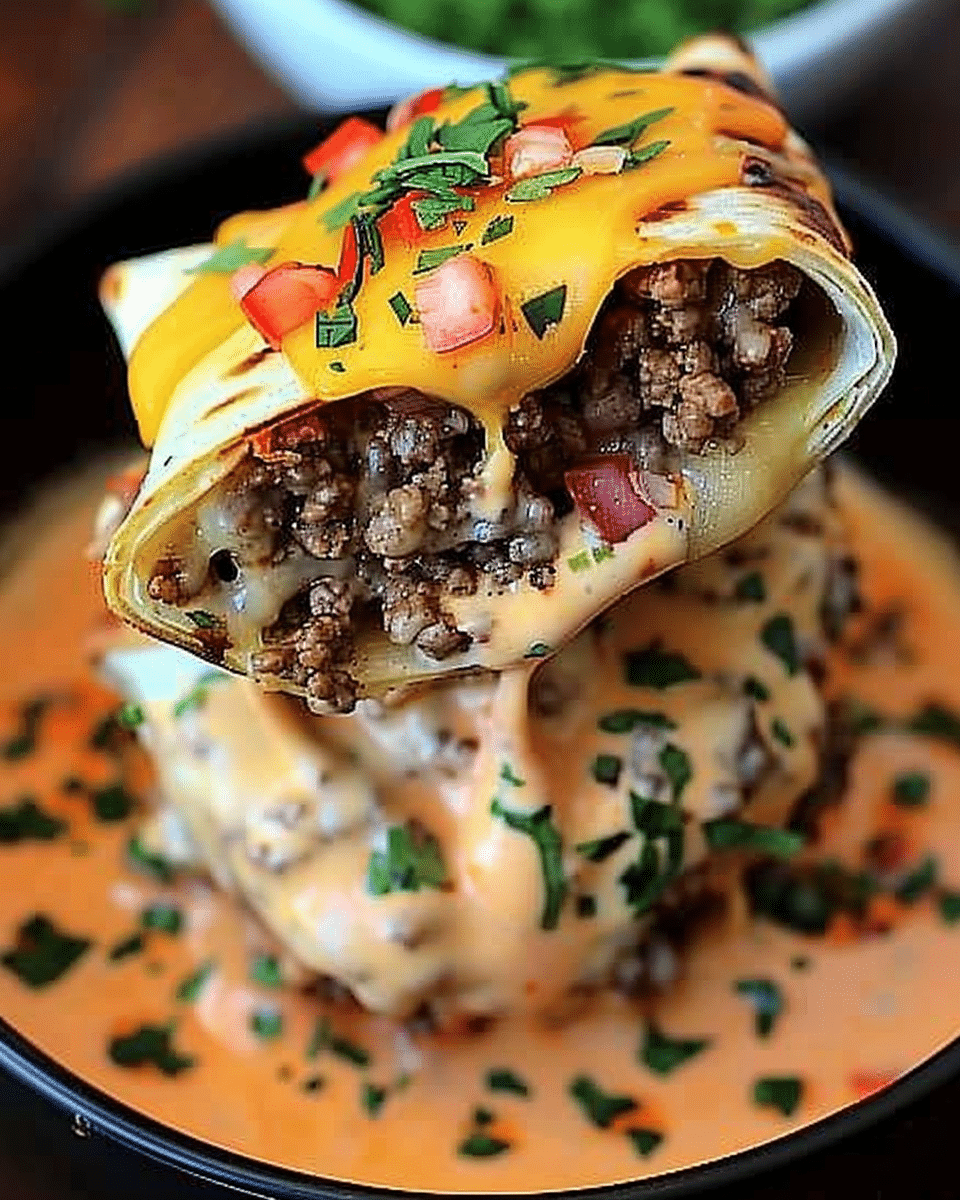Nacho Cheese Beef Wrap Recipe