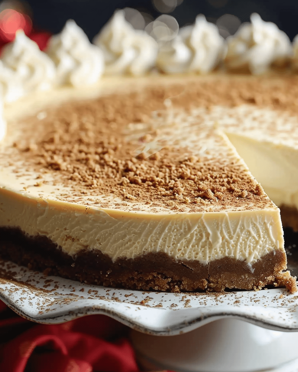 Eggnog Cheesecake