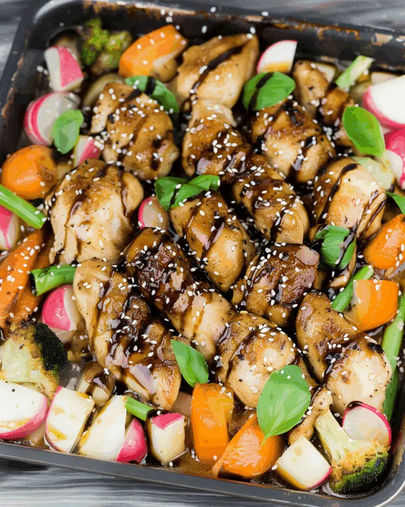 One Pan Balsamic Chicken