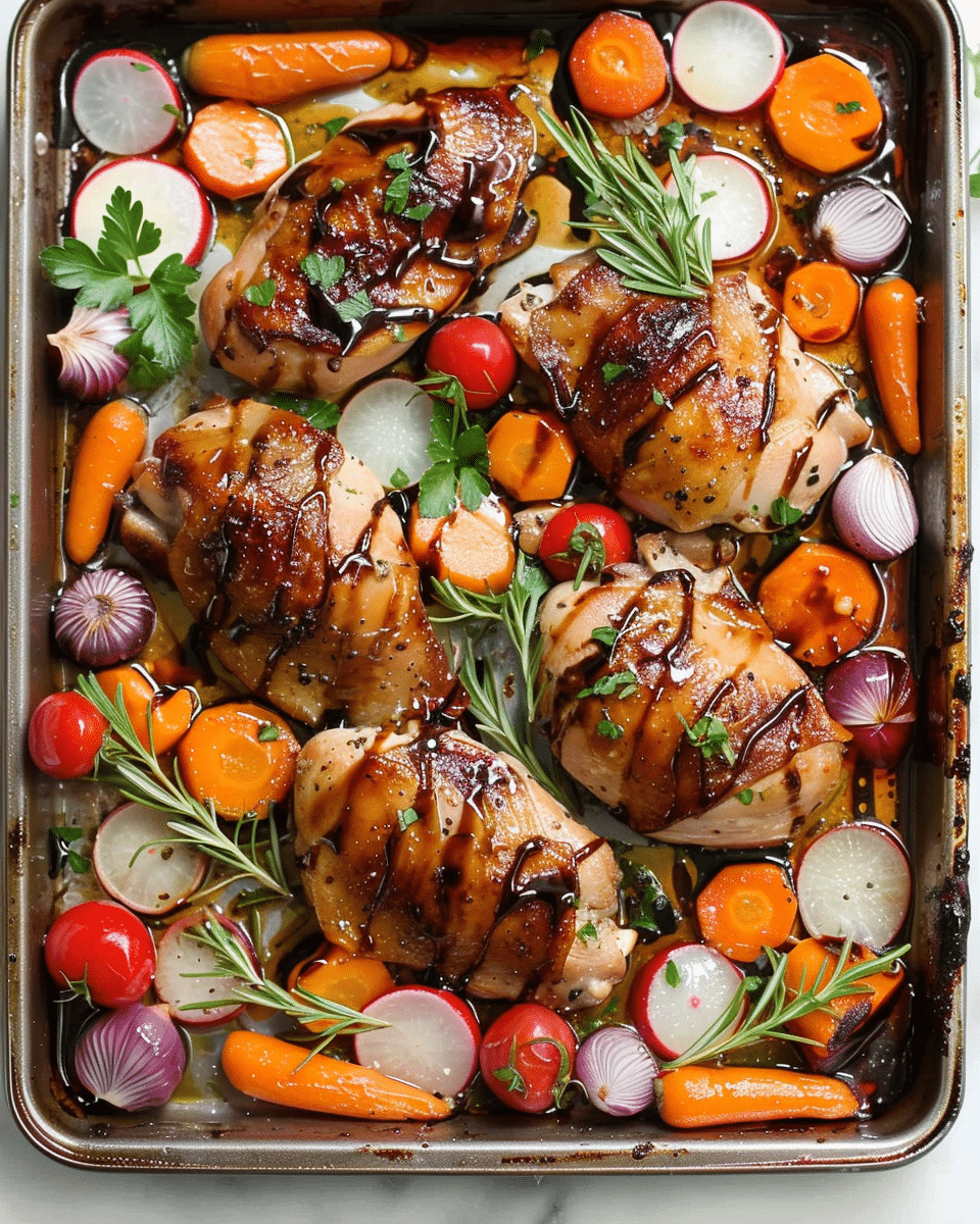 One Pan Balsamic Chicken