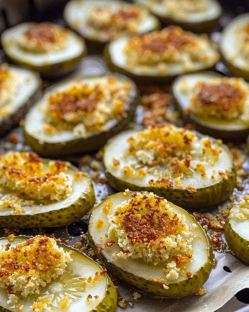 Air Fryer Stuffed Pickles
