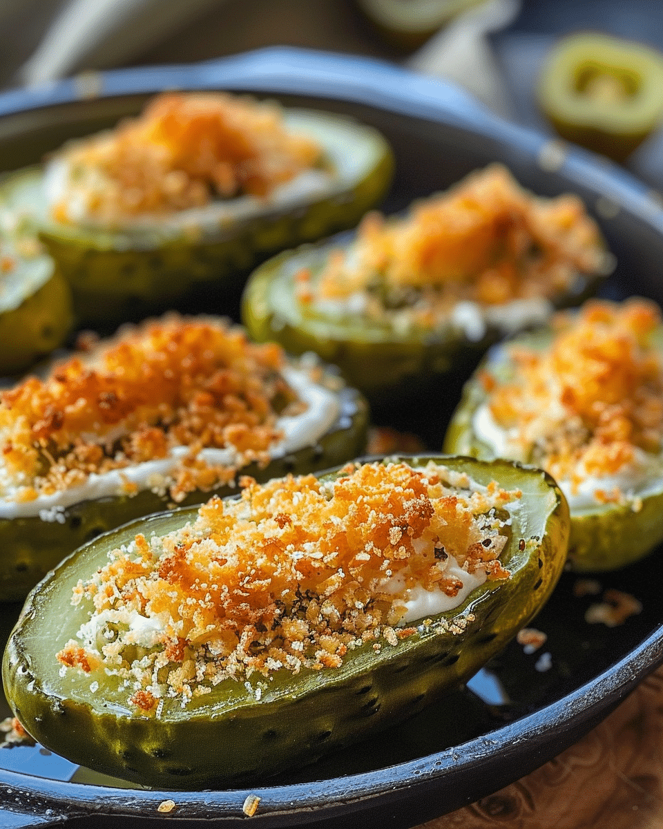 Air Fryer Stuffed Pickles