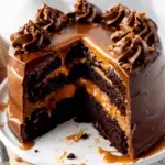 Caramel-Filled Chocolate Cake