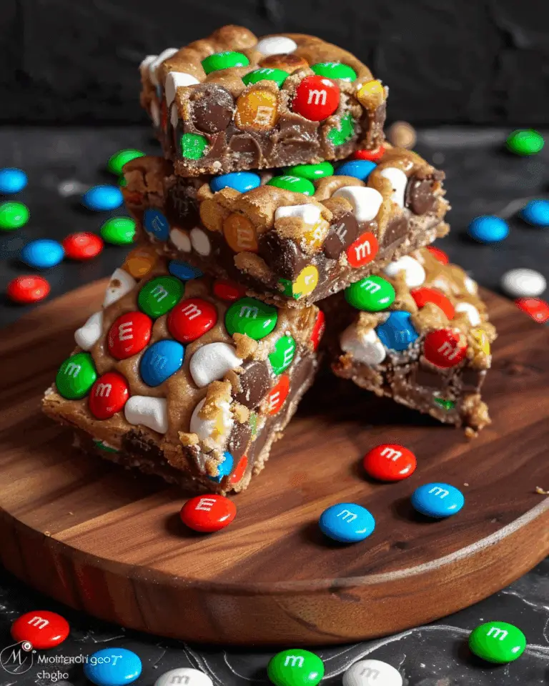 M&M’s Marshmallow Dream Bars