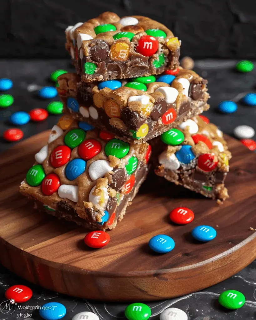 M&M’s Marshmallow Dream Bars