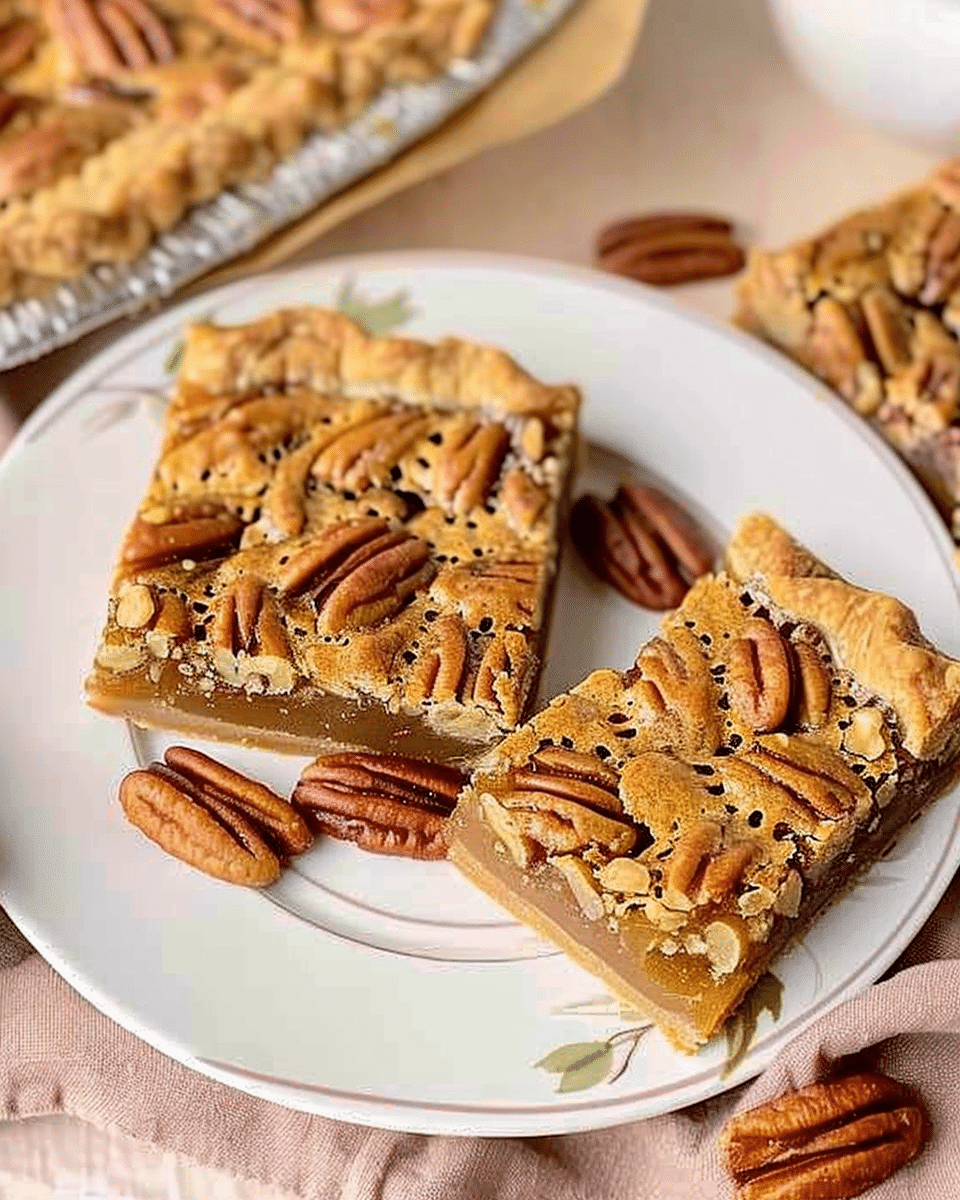 Easy Pecan Pie Bars