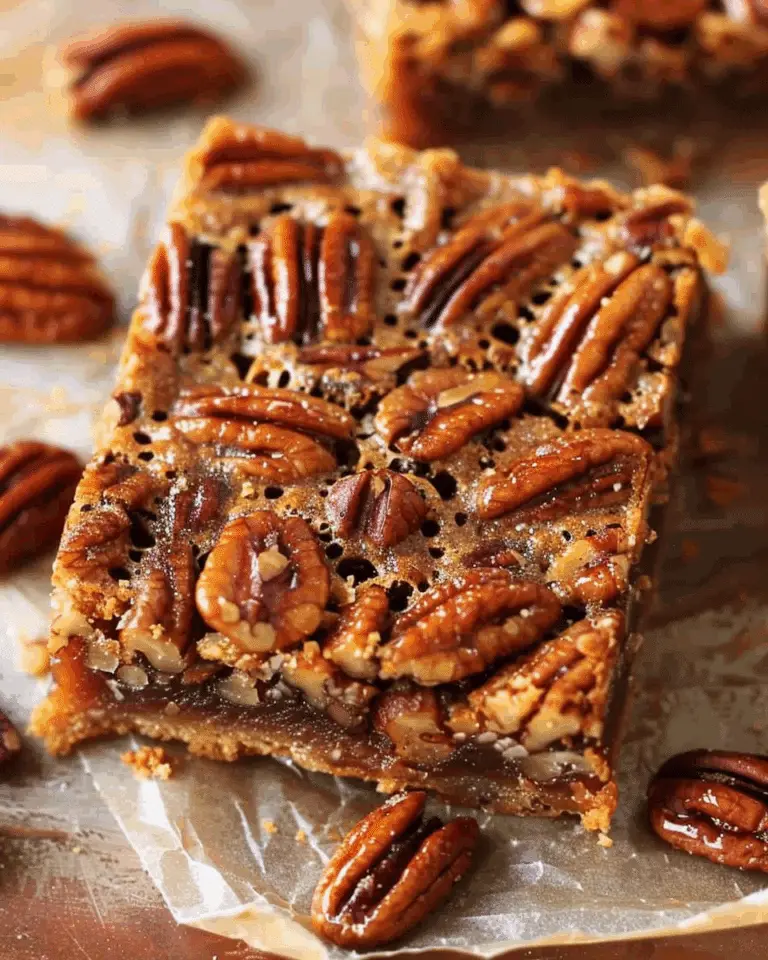 Easy Pecan Pie Bars