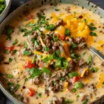 Cheeseburger Soup Creamy Potatoes