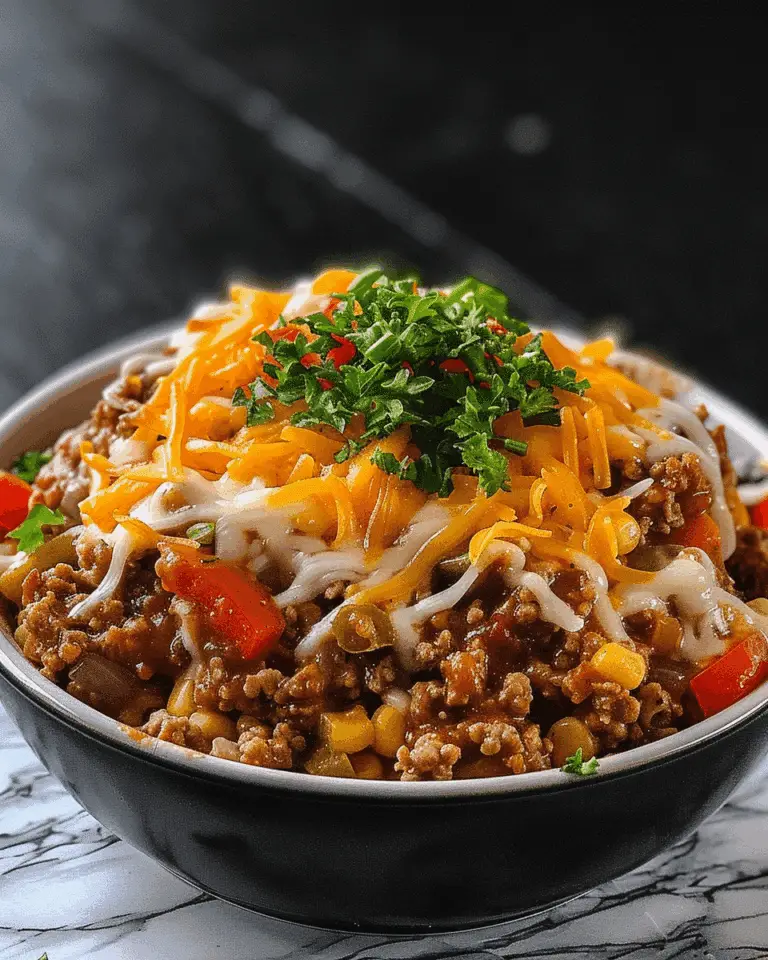 Sloppy Joe Casserole with Manwich