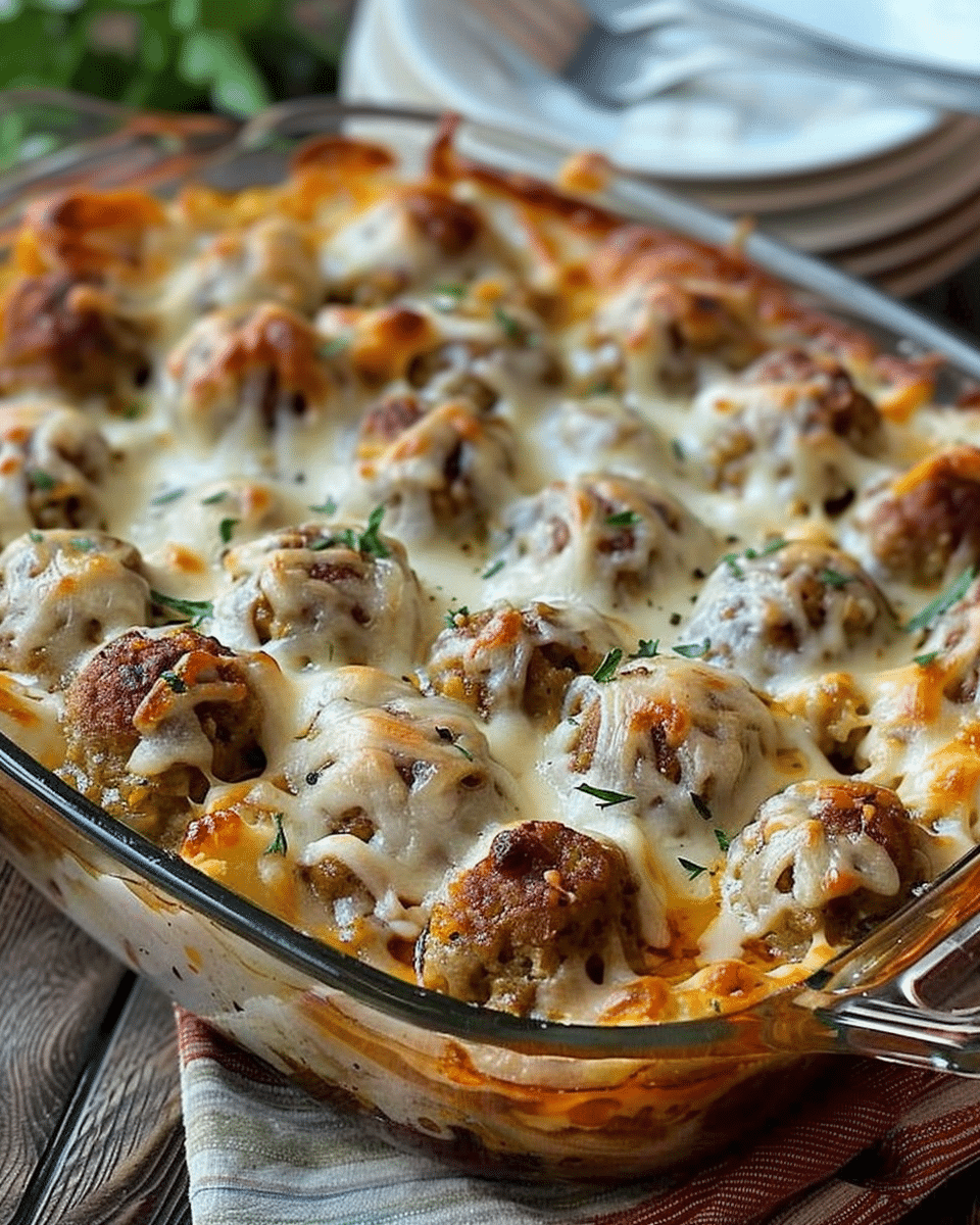 Keto Swedish Meatball Casserole