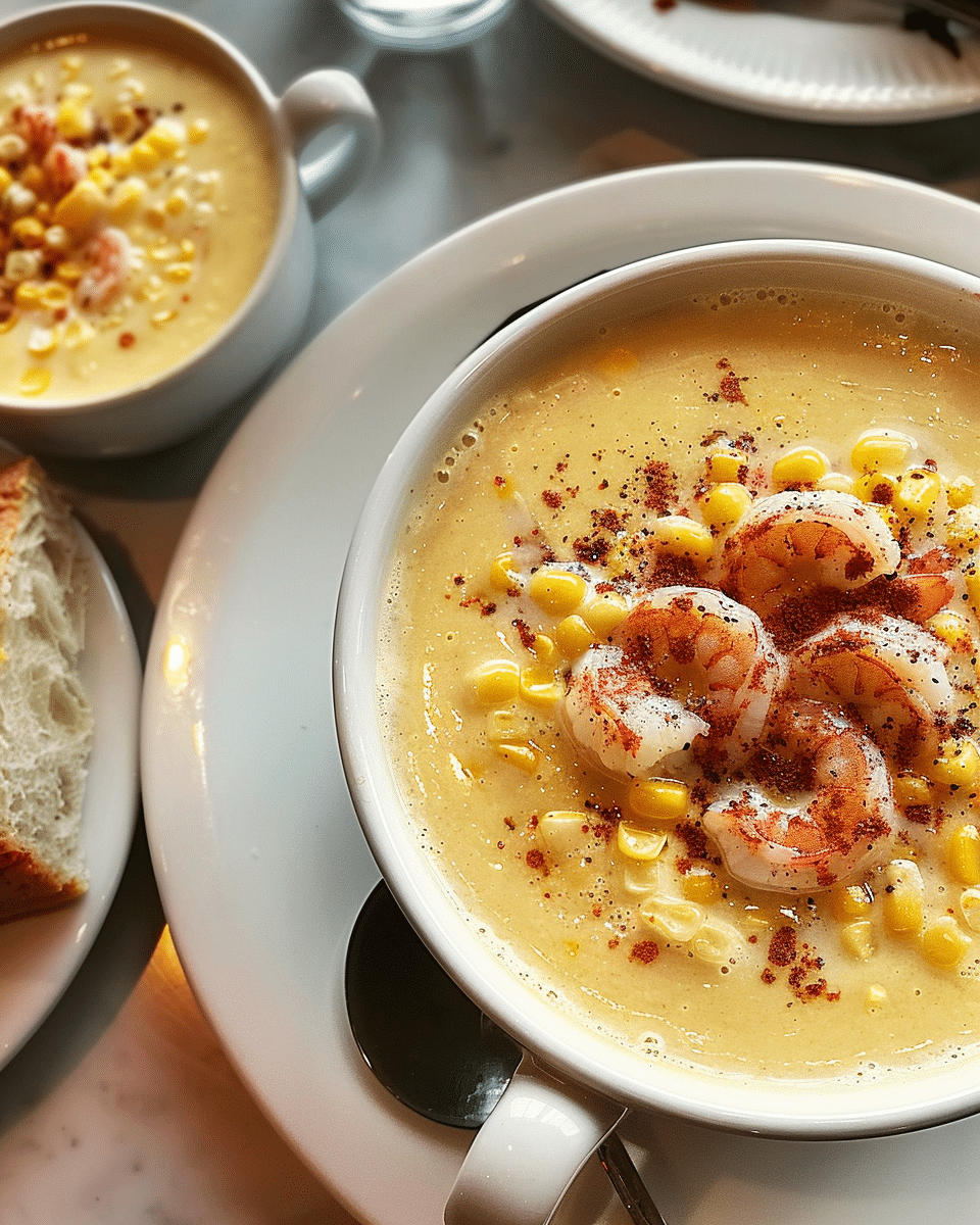 New Orleans Shrimp and Corn Bisque