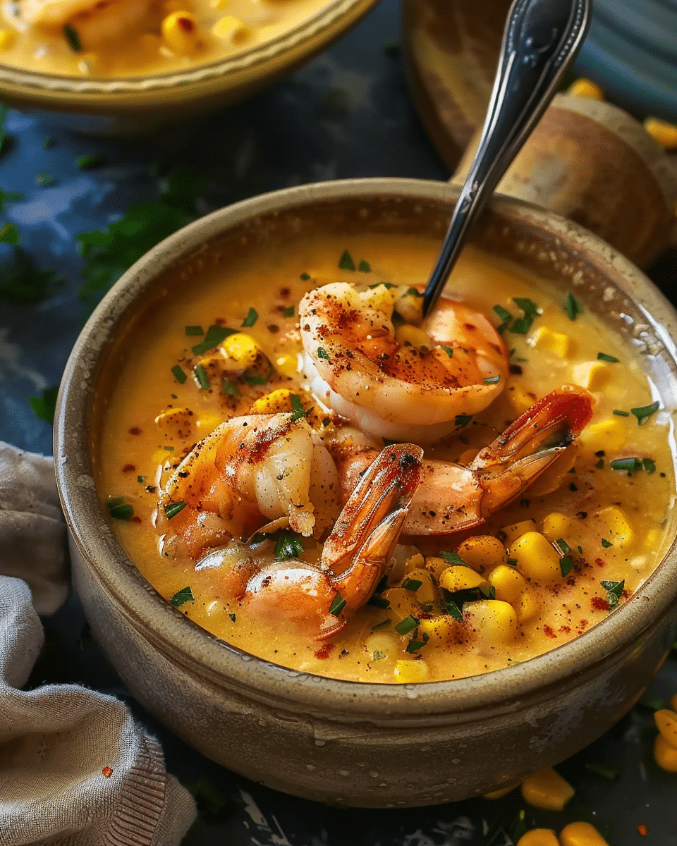 New Orleans Shrimp and Corn Bisque